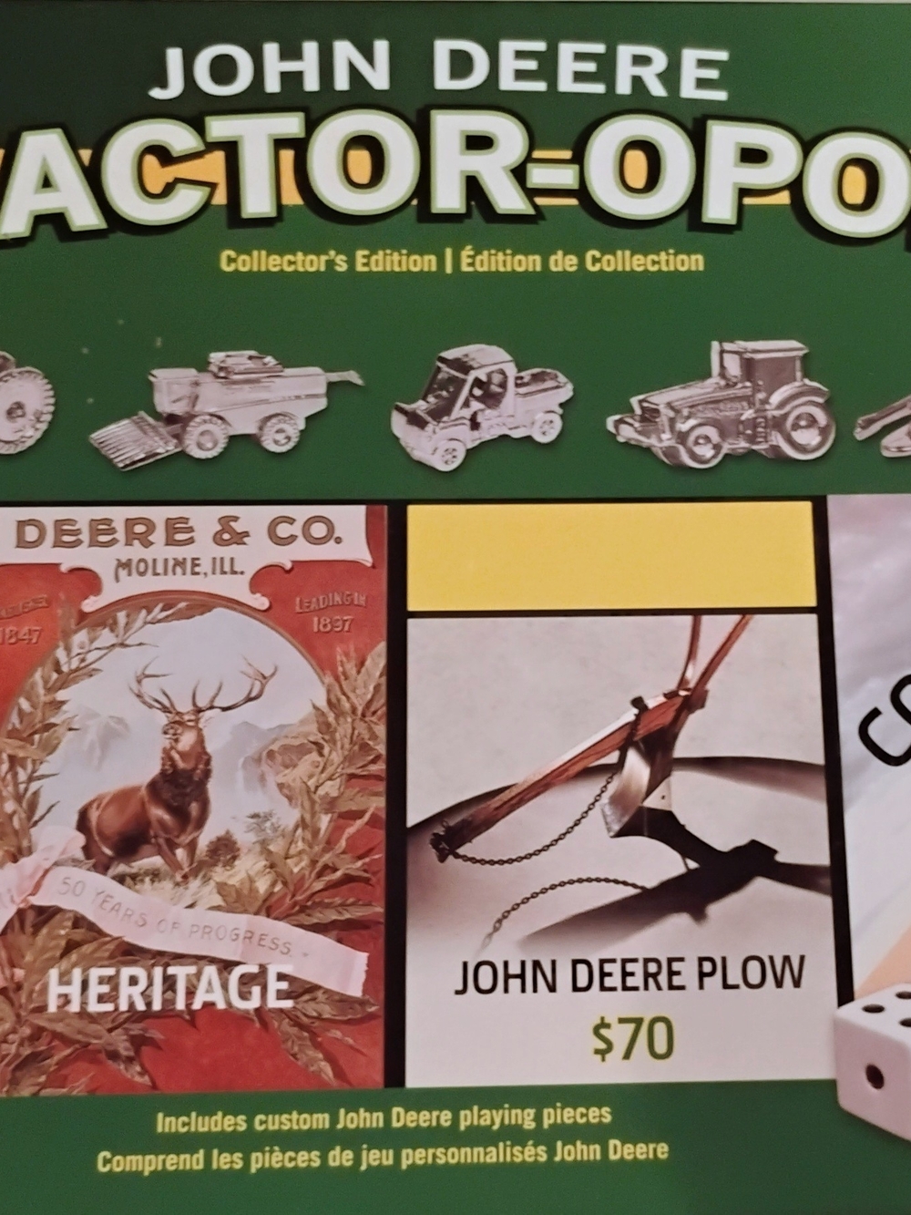 John Deere Monopoly Board Game